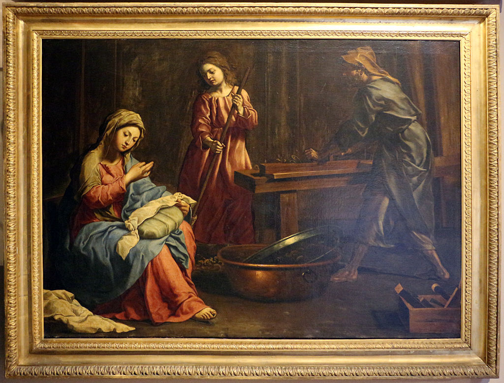 Francesco Cozza, sacra Famiglia al lavoro, Museo nazionale del Molise, castello Pandone