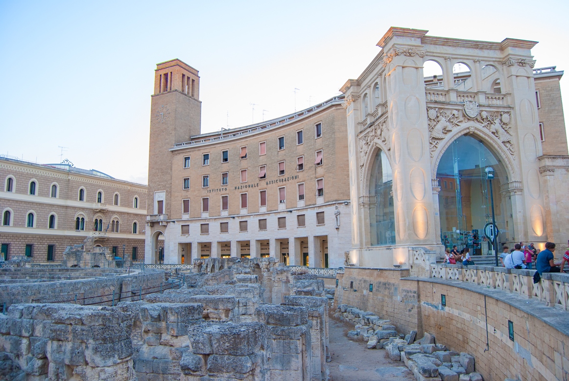 Lecce Veduta Anfiteatro Romano