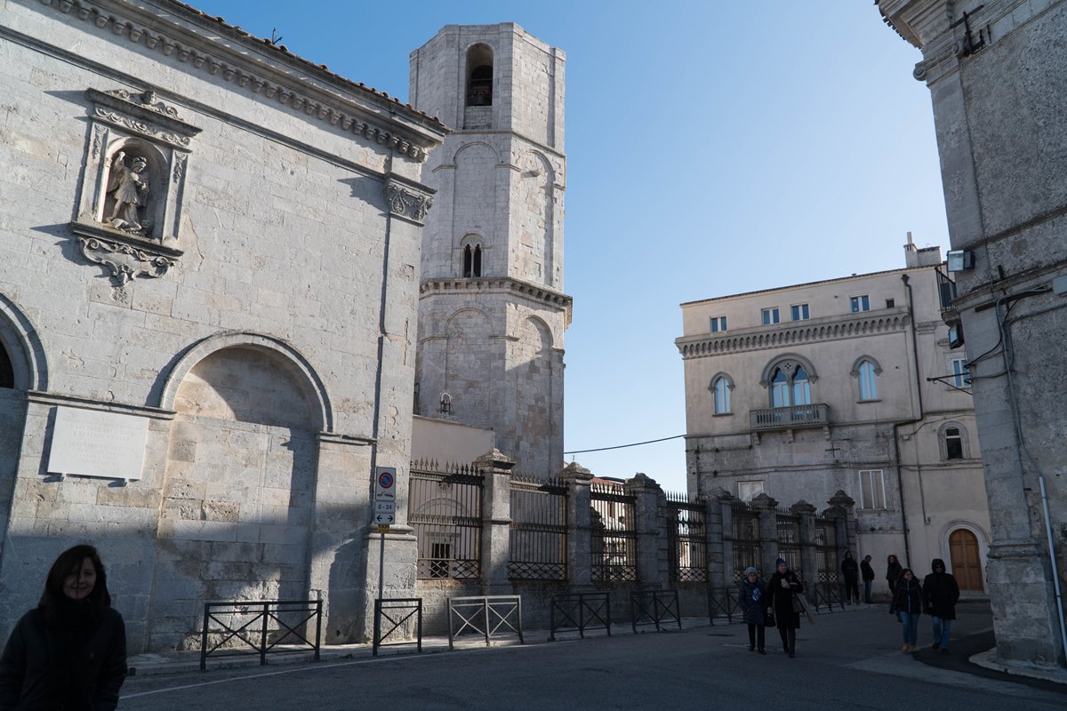 Monte Sant'Angelo Scorcio della Torre Angioina della Celeste Basilica
